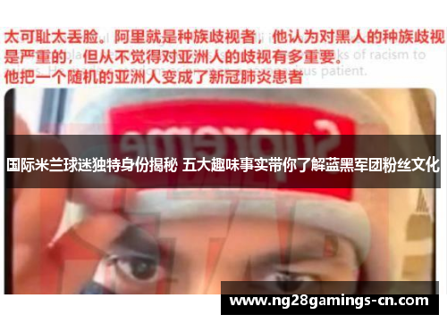国际米兰球迷独特身份揭秘 五大趣味事实带你了解蓝黑军团粉丝文化